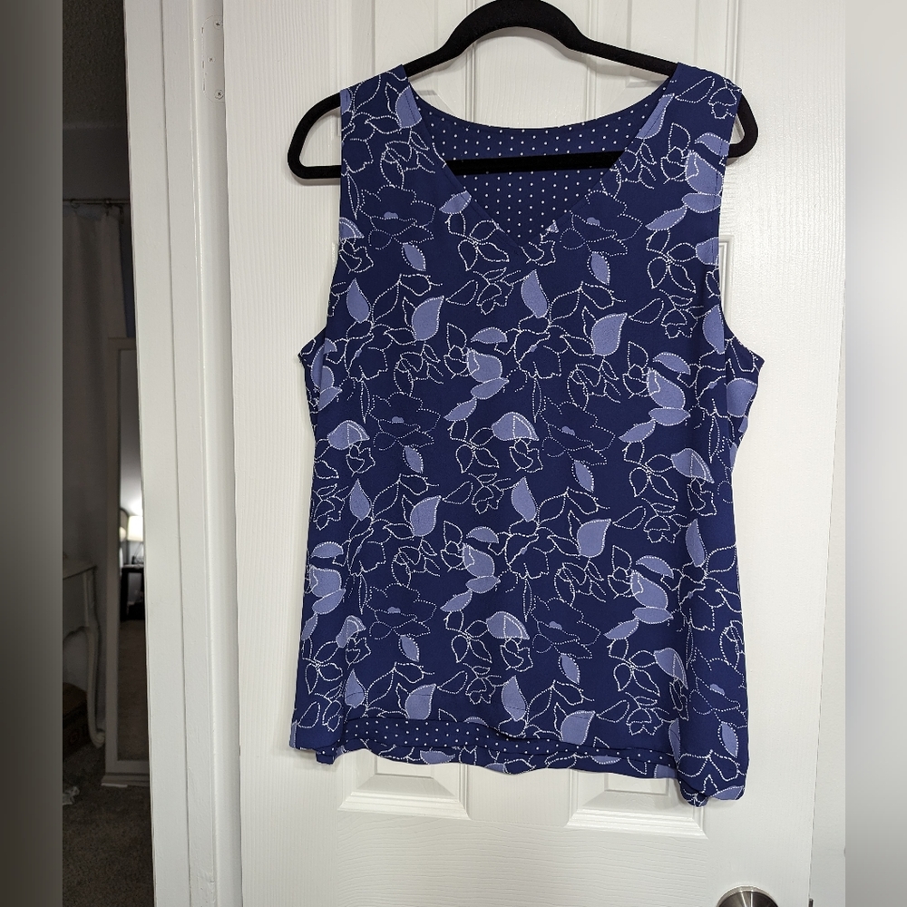 Reversible Sleeveless Blouse